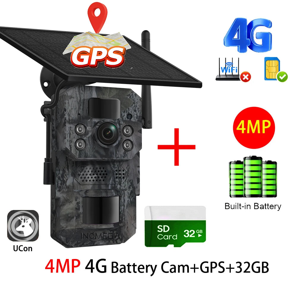 Hunting Trail Cameras 5MP With 940nm Infrared Night Vision Wild Camera Waterproof For Wildlife Monitoring and Scouting