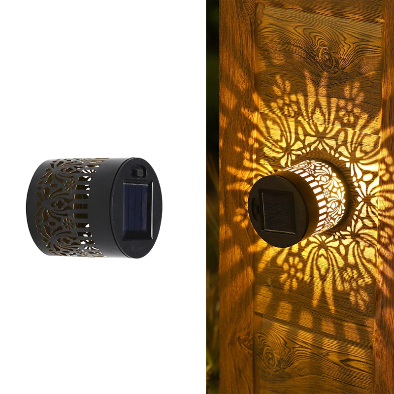 Solar Datura Fence Wall Lights Garden Decoration Party Courtyard Decoration Solar Garden Light Garden Patio Walkway Decor