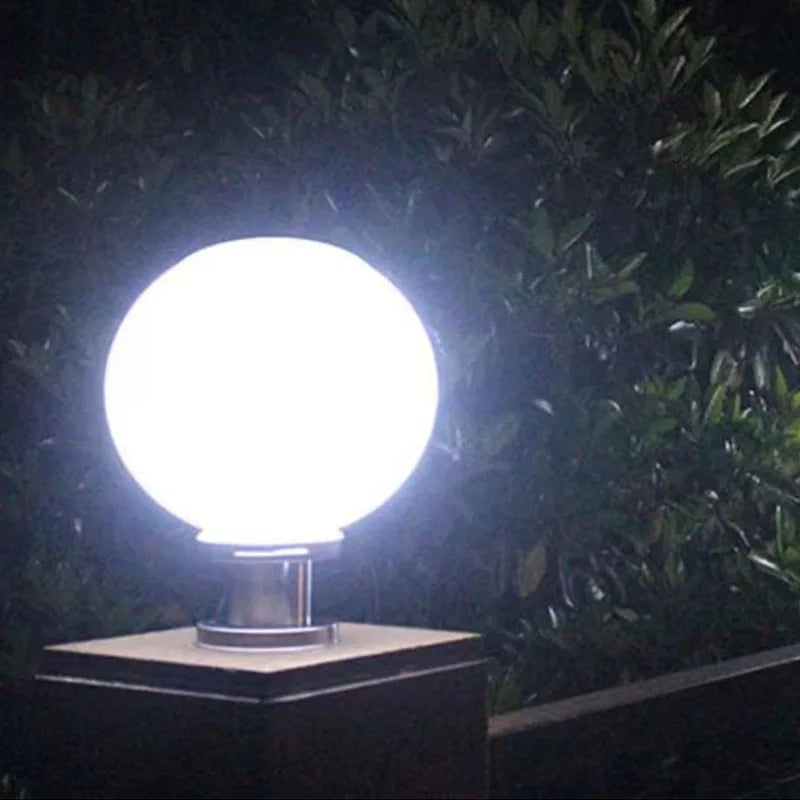 Fence Lampshade LED Bulbs Cover Post Light Outdoor for Yard Acrylic Lights Garden Supplies Fixtures outside