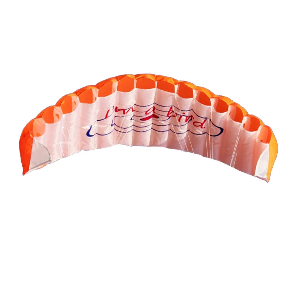 Parafoil Kite High Quality Dual Line Stunt Parafoil Parachute Professional Large 1.4m for Beach Outdoor Fun for Adults Children