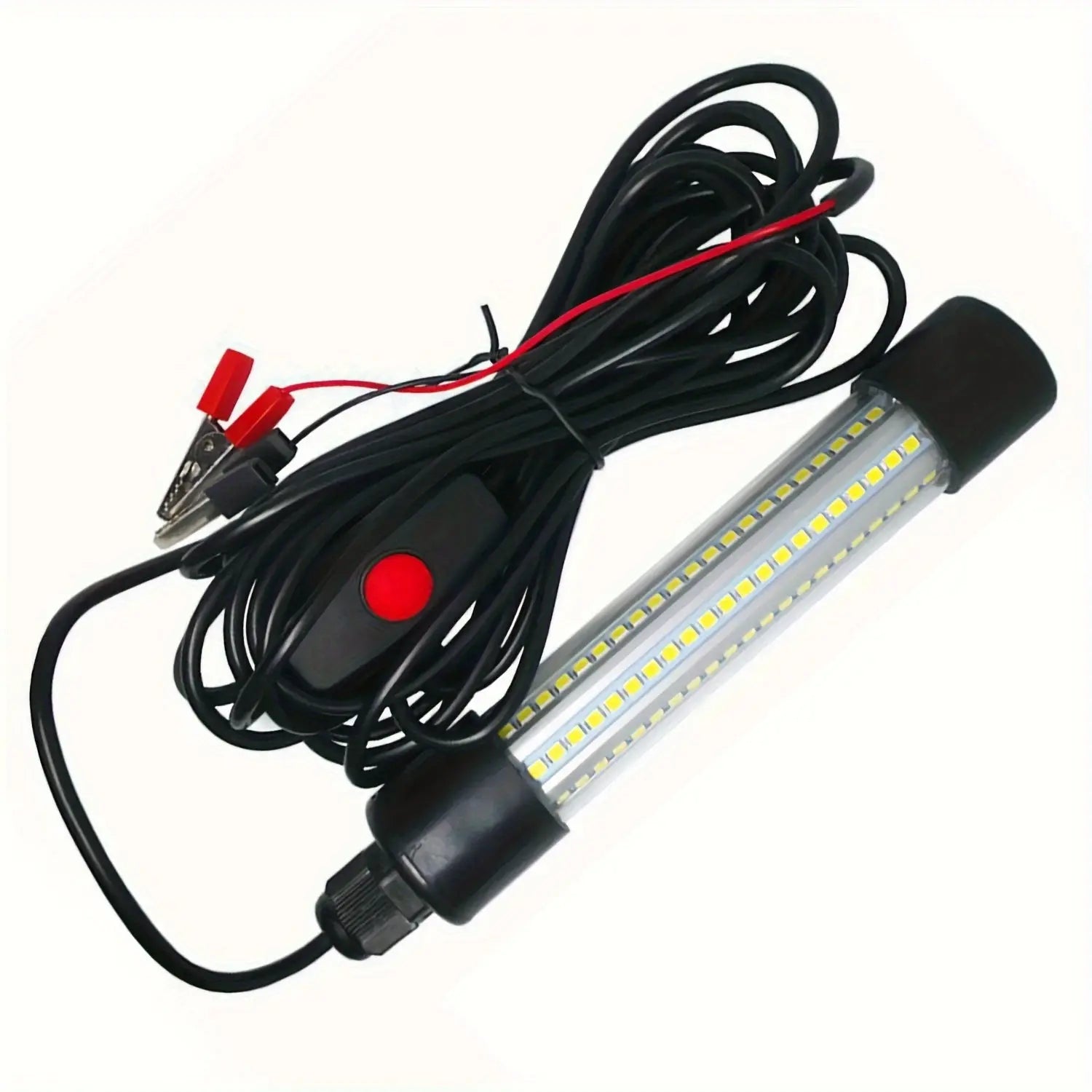 1200LM High-Powered LED Underwater Fishing Light Stick - Attracts Fish, Squid, and Prawns from 50-100m Distance - Battery Powered, Waterproof, and Durable PPS Material WardBoyzPROShop