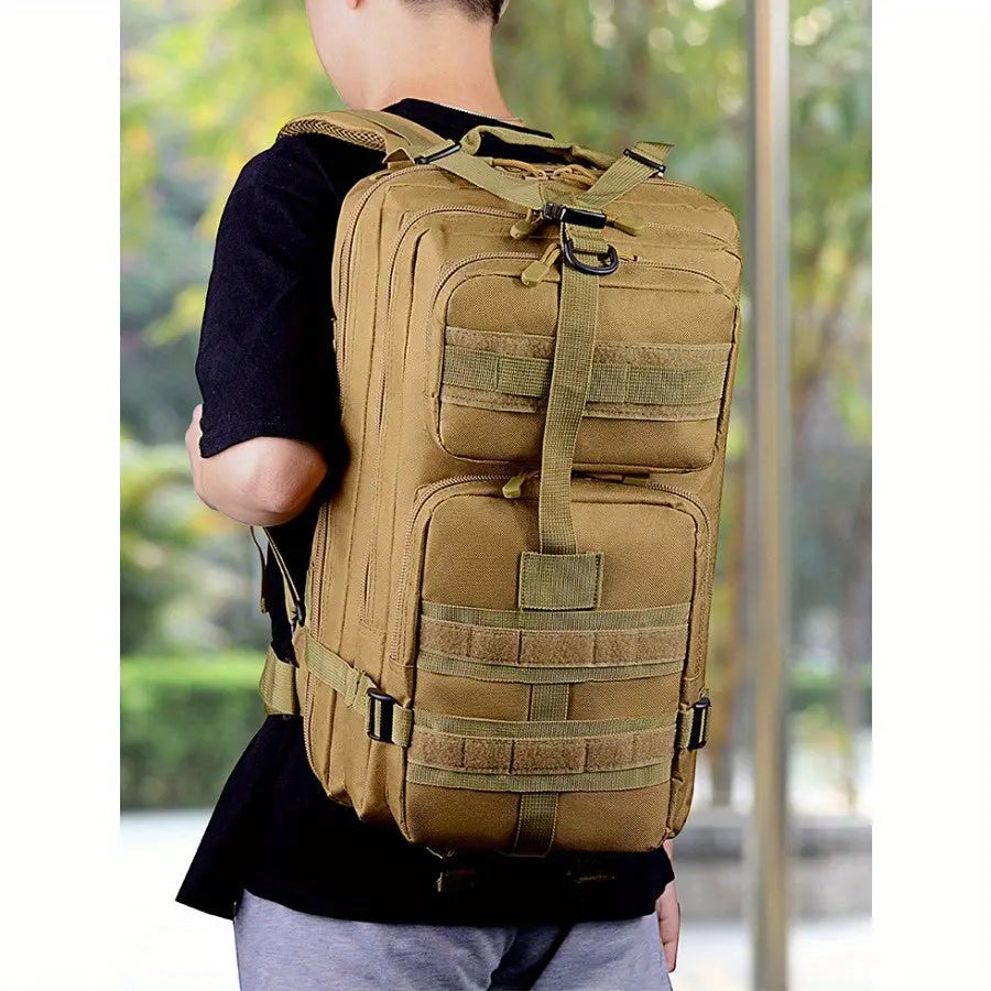 35L Large Capacity Rugged Outdoor Adventure Bag with All-Weather Protection & Multi-Compartment Design for Camping, Hiking & Travel WardBoyzPROShop