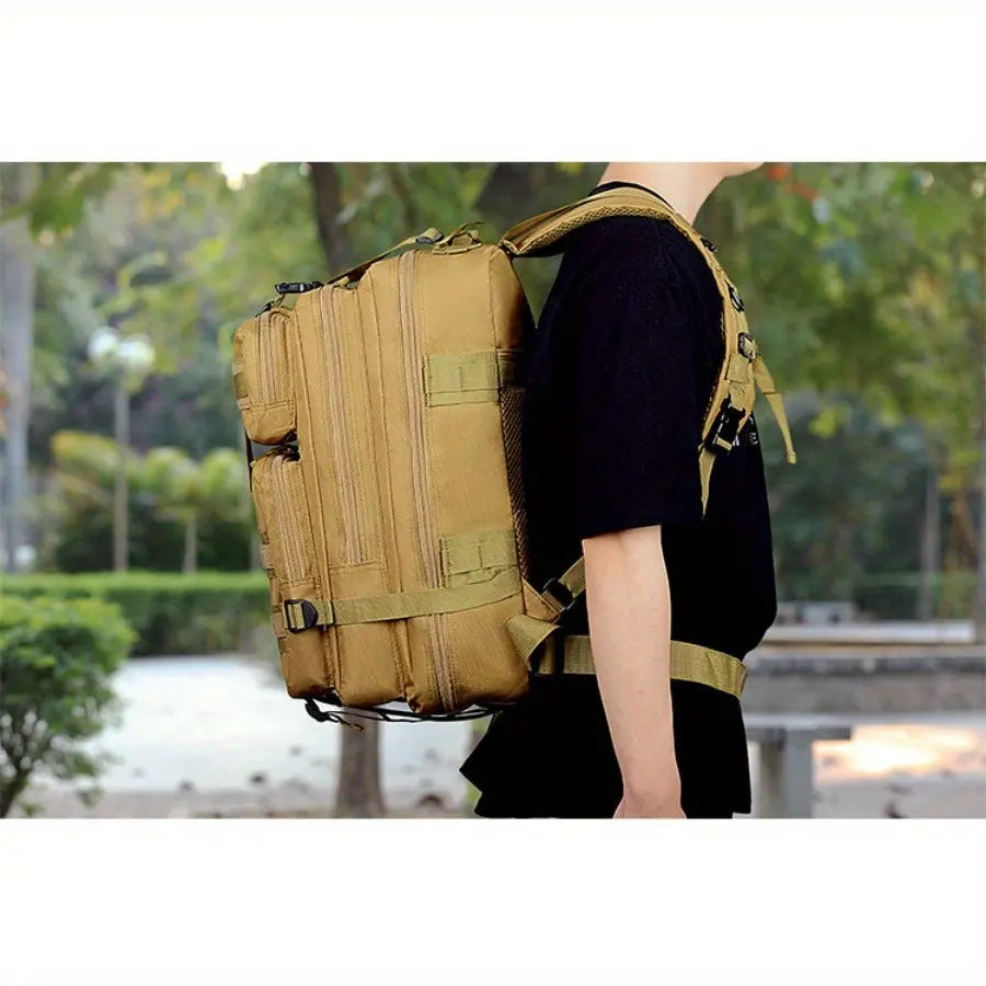 35L Large Capacity Rugged Outdoor Adventure Bag with All-Weather Protection & Multi-Compartment Design for Camping, Hiking & Travel WardBoyzPROShop