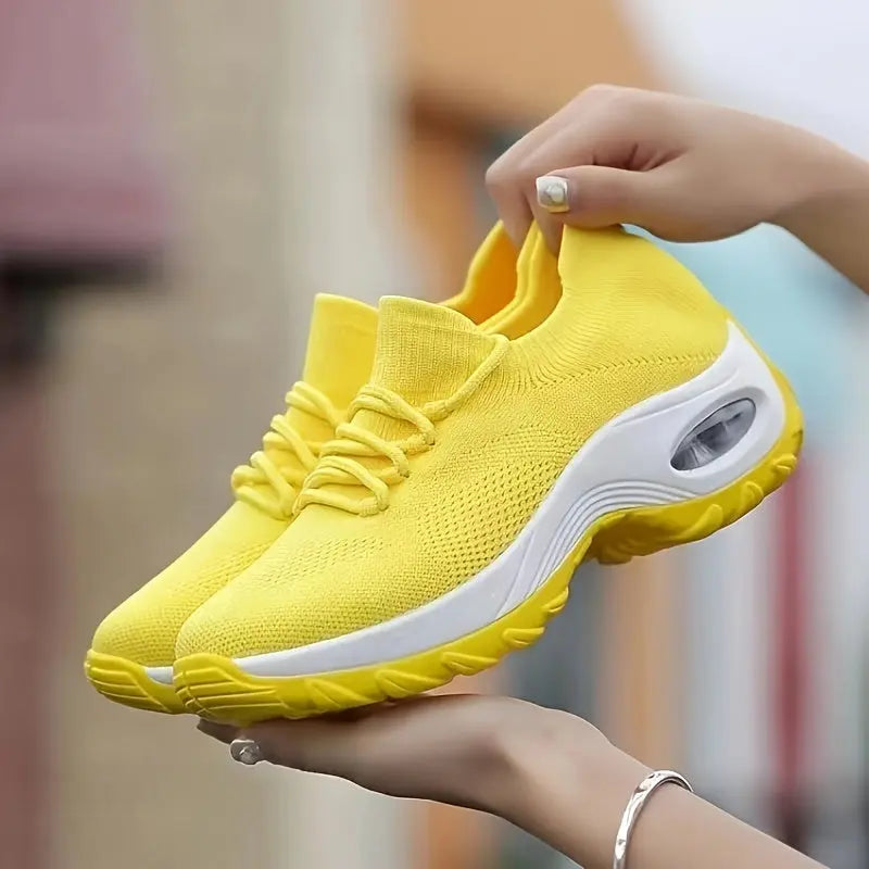 Breathable Mesh Women's Running Shoes - Lightweight, Non-Slip, All-Season Sneakers with Air Cushion Support for Outdoor Activities, Casual Athletic Footwear WardBoyzPROShop