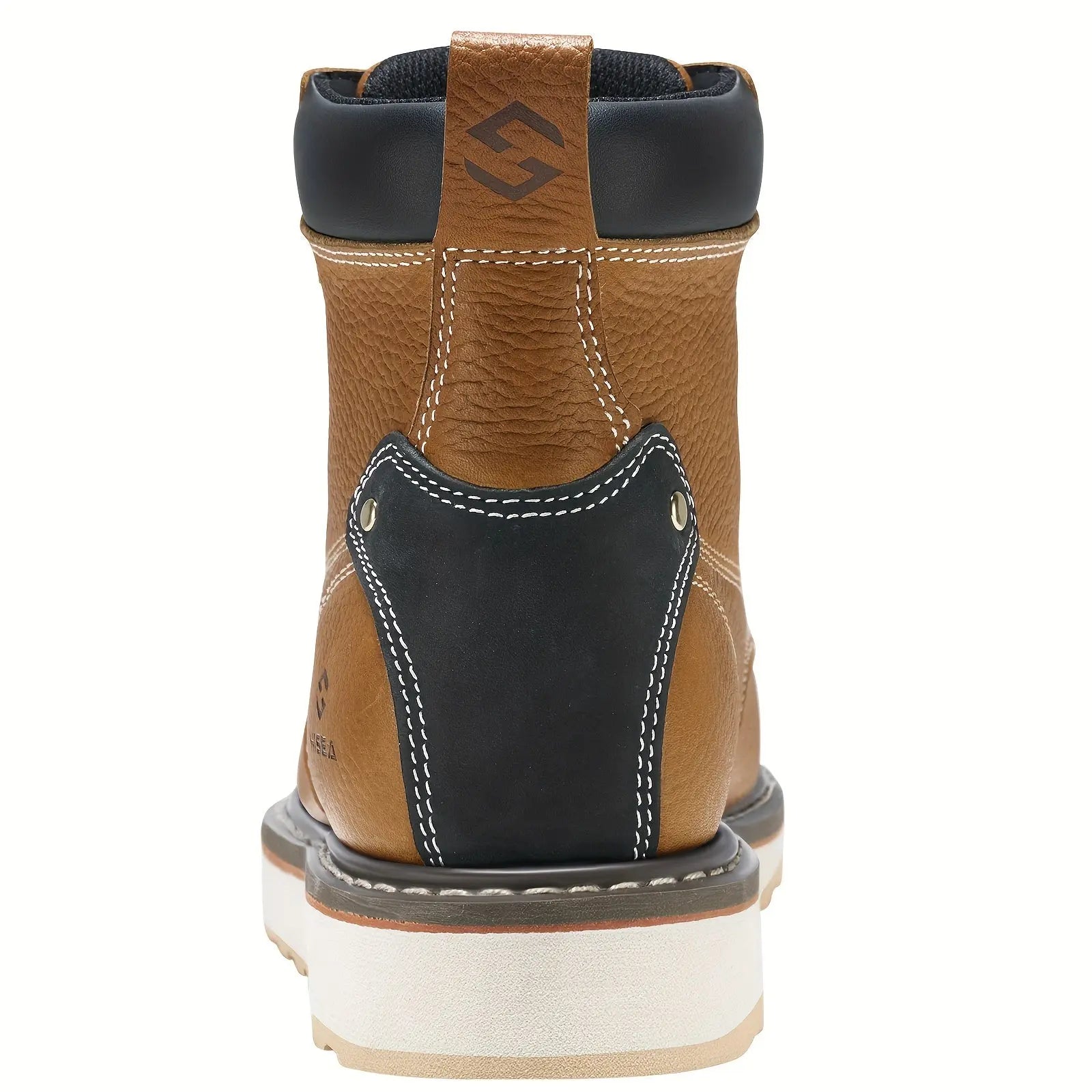 HISEA Work Boots For Men Steel Toe Boots, 6'' Waterproof Slip Resistant Industrial & Construction Work Boots WardBoyzPROShop