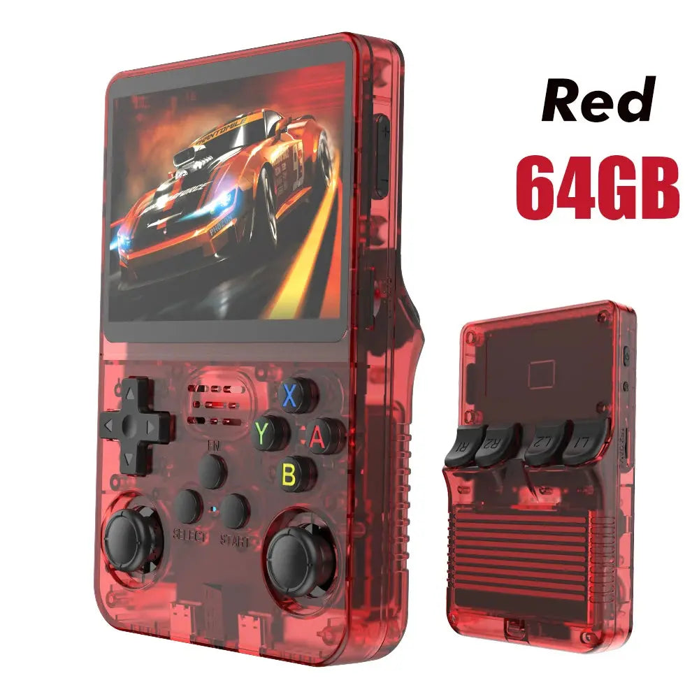 R36S Retro Handheld Video Game Console Linux System 3.5 Inch IPS Screen R35s Pro Portable Pocket Video Player 64GB Games WardBoyzPROShop