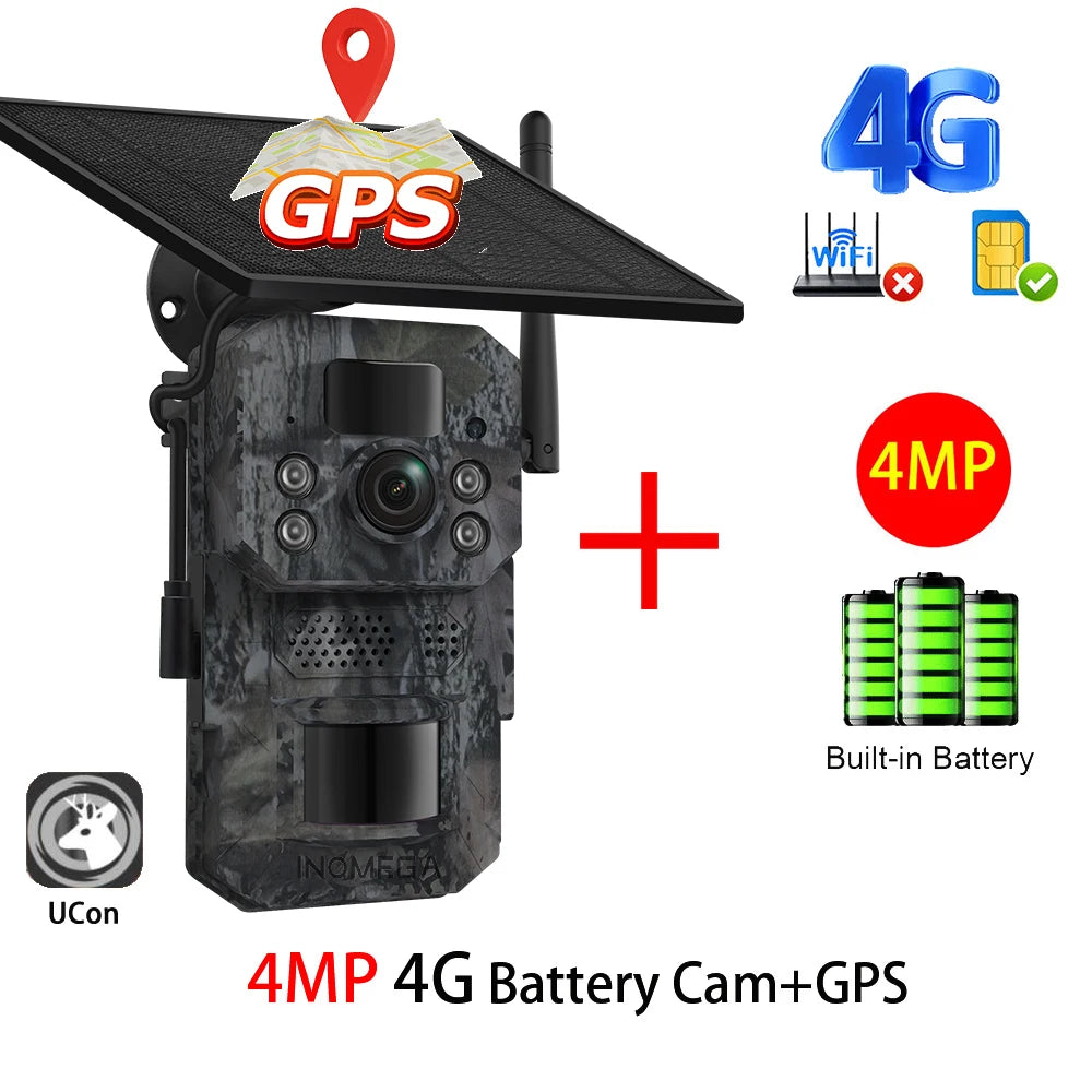Hunting Trail Cameras 5MP With 940nm Infrared Night Vision Wild Camera Waterproof For Wildlife Monitoring and Scouting