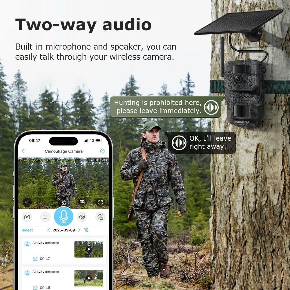 Hunting Trail Cameras 5MP With 940nm Infrared Night Vision Wild Camera Waterproof For Wildlife Monitoring and Scouting