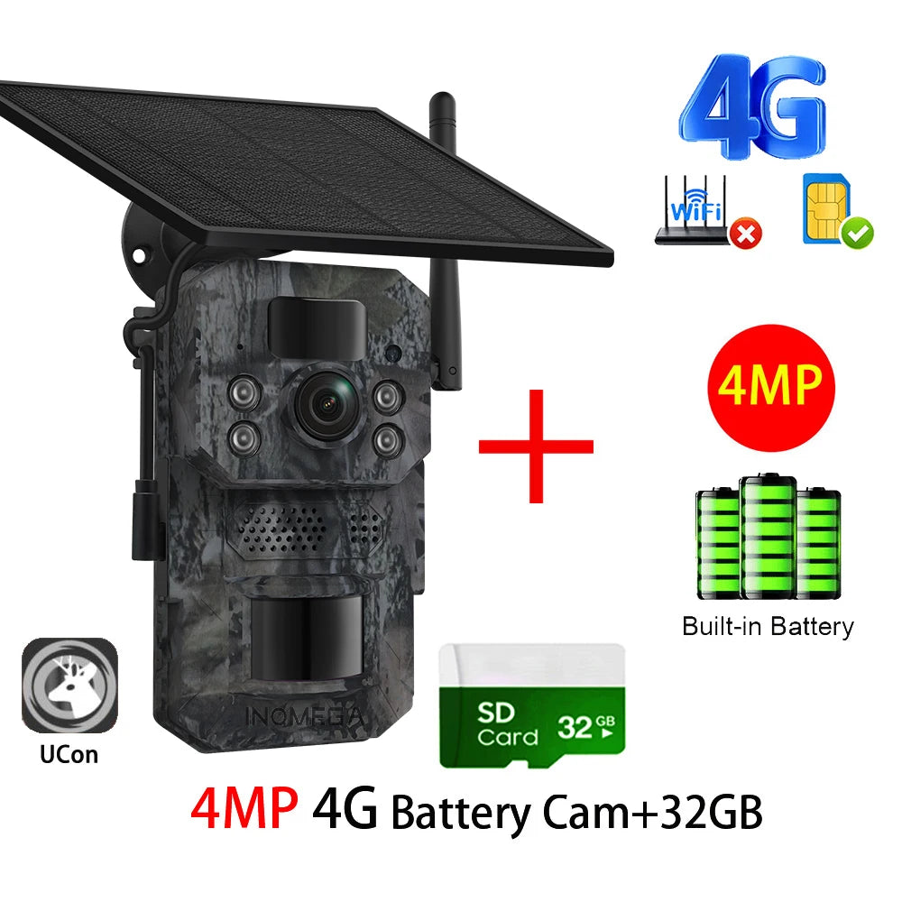 Hunting Trail Cameras 5MP With 940nm Infrared Night Vision Wild Camera Waterproof For Wildlife Monitoring and Scouting
