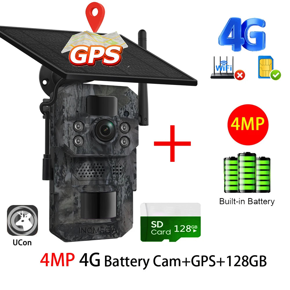 Hunting Trail Cameras 5MP With 940nm Infrared Night Vision Wild Camera Waterproof For Wildlife Monitoring and Scouting