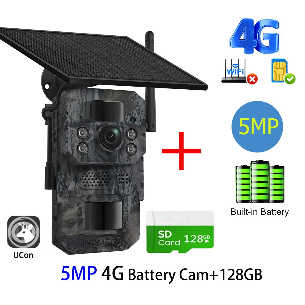 Hunting Trail Cameras 5MP With 940nm Infrared Night Vision Wild Camera Waterproof For Wildlife Monitoring and Scouting