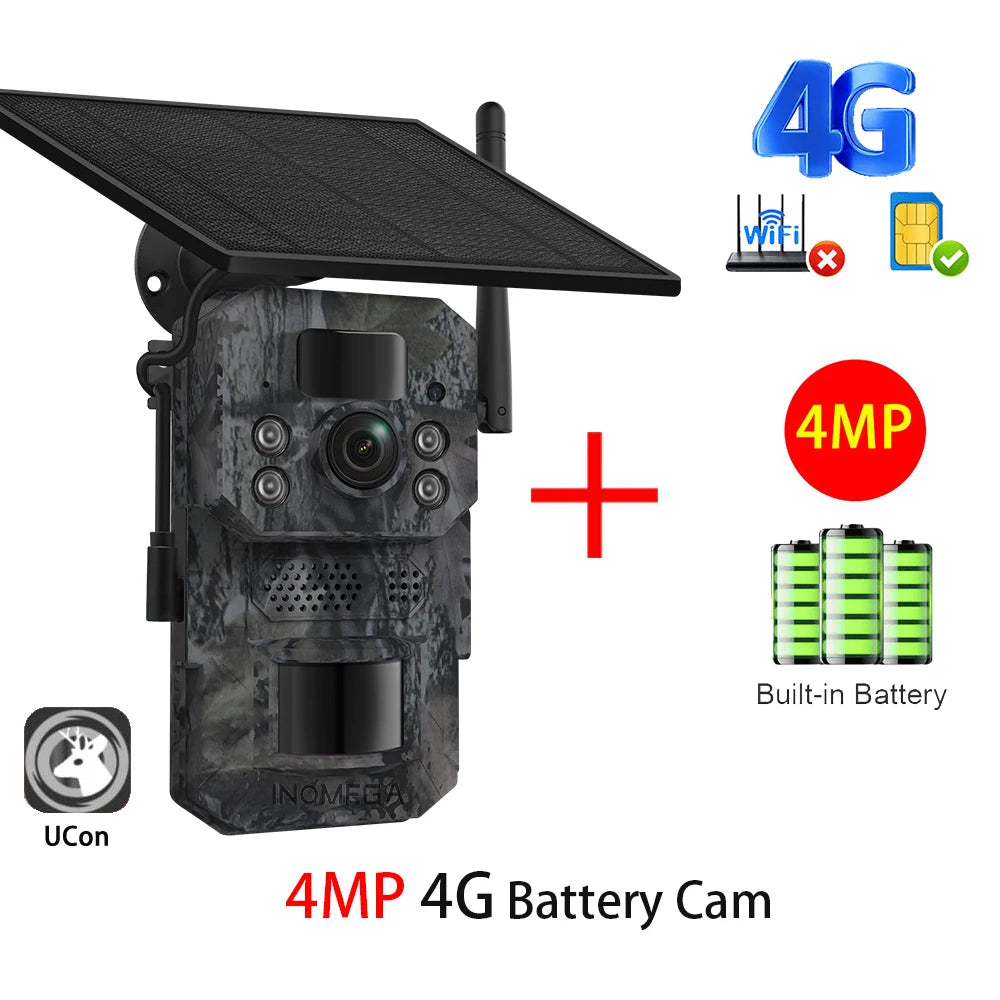 Hunting Trail Cameras 5MP With 940nm Infrared Night Vision Wild Camera Waterproof For Wildlife Monitoring and Scouting