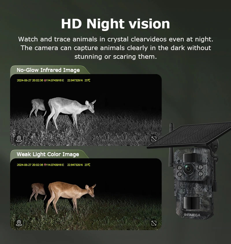 Hunting Trail Cameras 5MP With 940nm Infrared Night Vision Wild Camera Waterproof For Wildlife Monitoring and Scouting