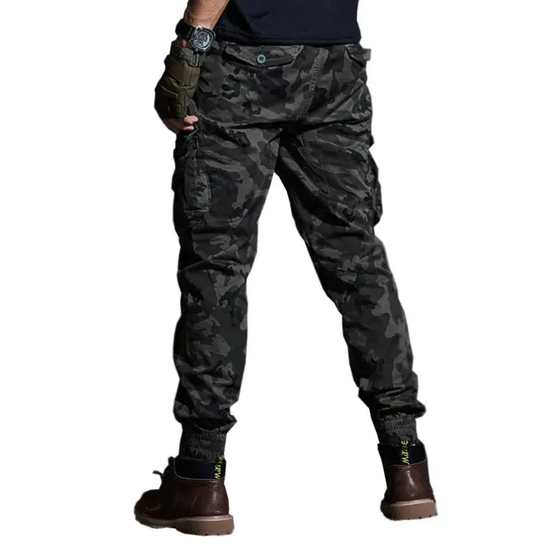 High Quality Khaki Casual Pants Men Tactical Joggers Camouflage Cargo Pants Multi-Pocket Fashions Black Army Trousers Work Wear WardBoyzPROShop