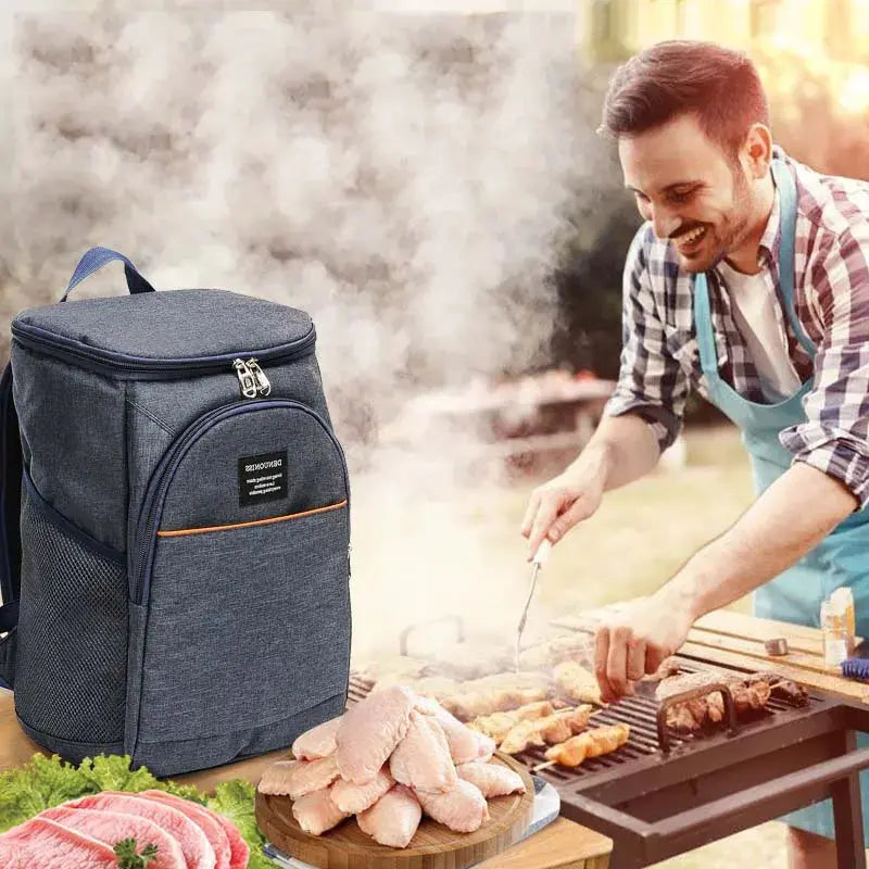 DENUONISS 20L Thermal Backpack Waterproof Thickened Cooler Bag Large Insulated Bag Picnic Cooler Backpack Refrigerator Bag WardBoyzPROShop