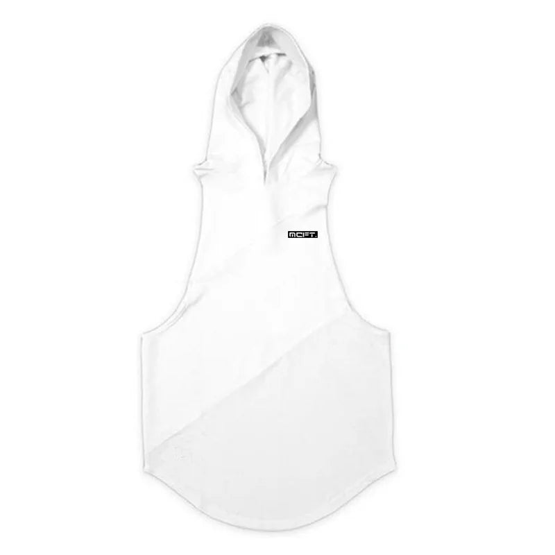 Brand Clothing Bodybuilding Muscle Guys Fitness Mens Gym Hooded Tank Top Vest Stringer Sportswear Cotton Sleeveless Shirt Hoodie WardBoyzPROShop