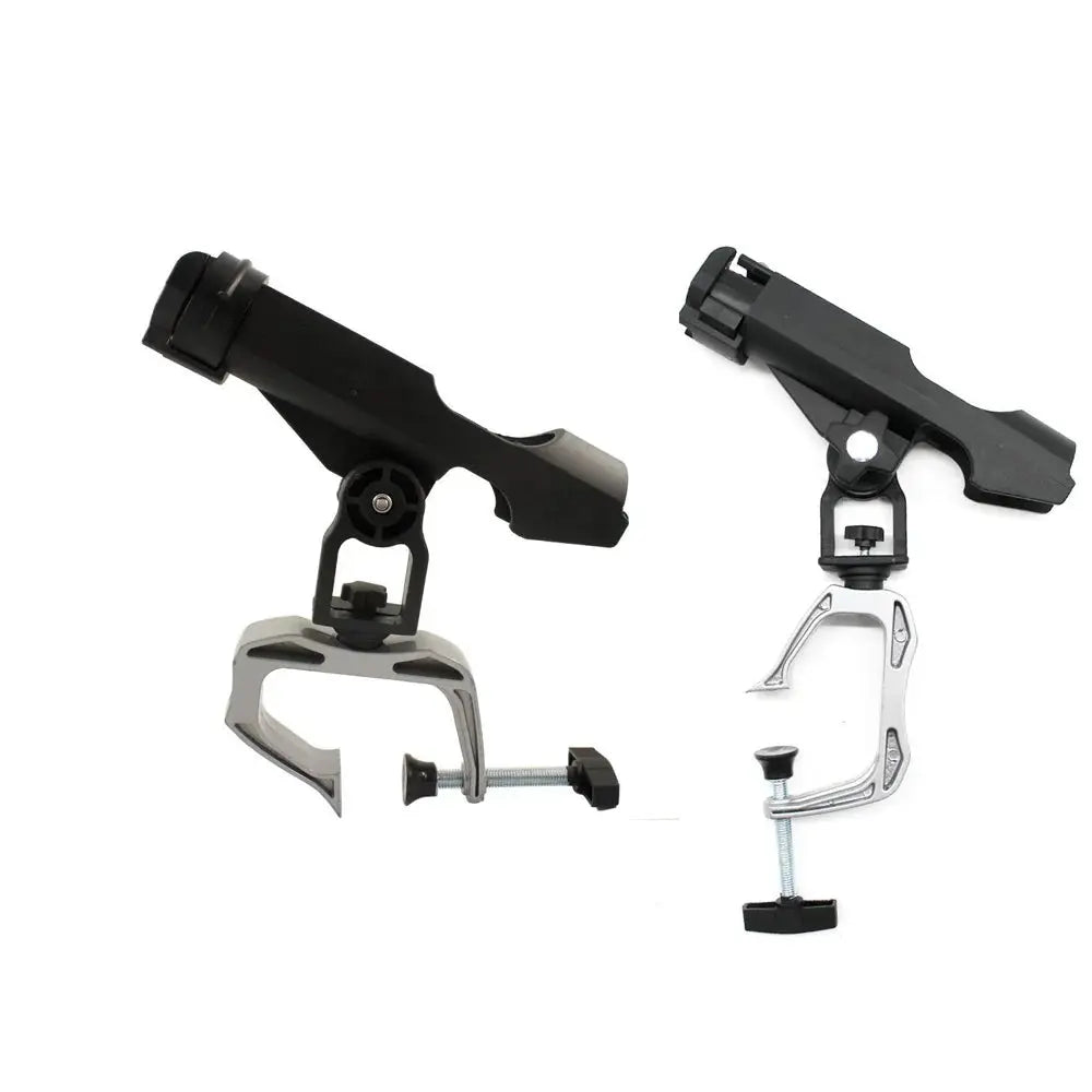 Fishing Boat Rods Holder 360 Degree Rotation Adjustable Power Lock Fishing Rod Racks Folding Holder with Large Clamp Opening WardBoyzPROShop