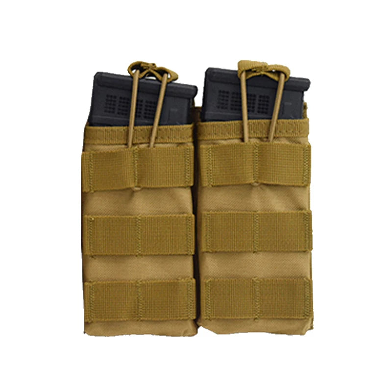 Open Top Single/Double/Triple Molle Magazine Pouch Tactical Pouch Paintball Airsoft Magazine Cartridge Bag Hunting Accessories