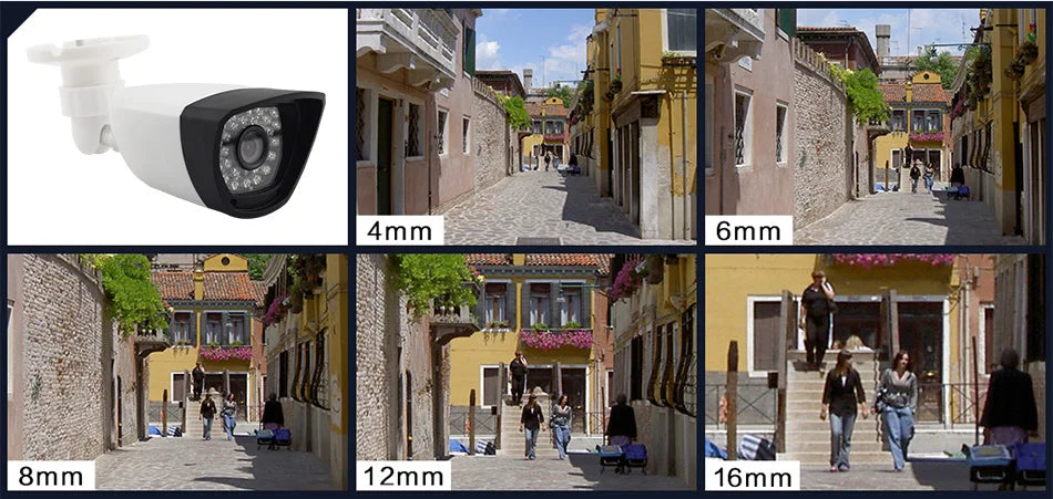5MP 24H Full Color Night Vision CCTV AHD Dome Camera Indoor 4MP 1080P HD 4Array Luminous Led Digital H.265 For Home Video Sphere