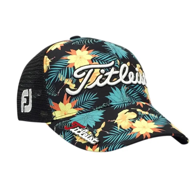 Golf Cap New Arrival Men's and Women's Casual Sports Easiest for Match Breathable Silk Floss Sun Hat with Mark Size Adjustable WardBoyzPROShop