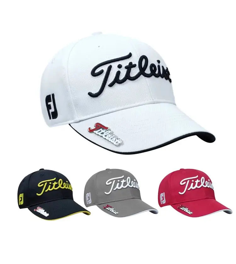 Golf Cap New Arrival Men's and Women's Casual Sports Easiest for Match Breathable Silk Floss Sun Hat with Mark Size Adjustable WardBoyzPROShop