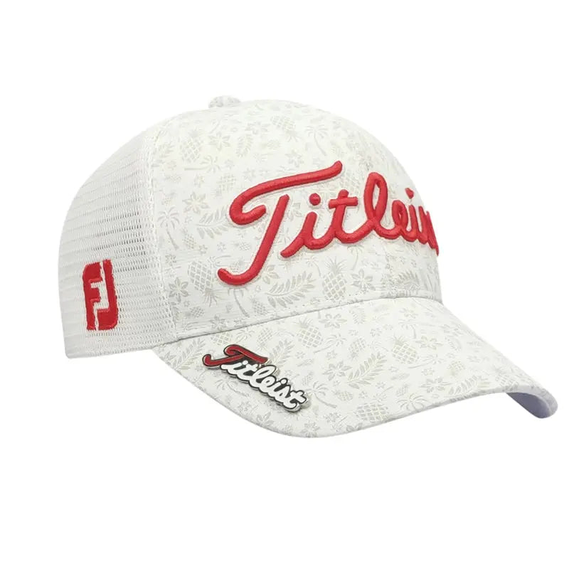 Golf Cap New Arrival Men's and Women's Casual Sports Easiest for Match Breathable Silk Floss Sun Hat with Mark Size Adjustable WardBoyzPROShop