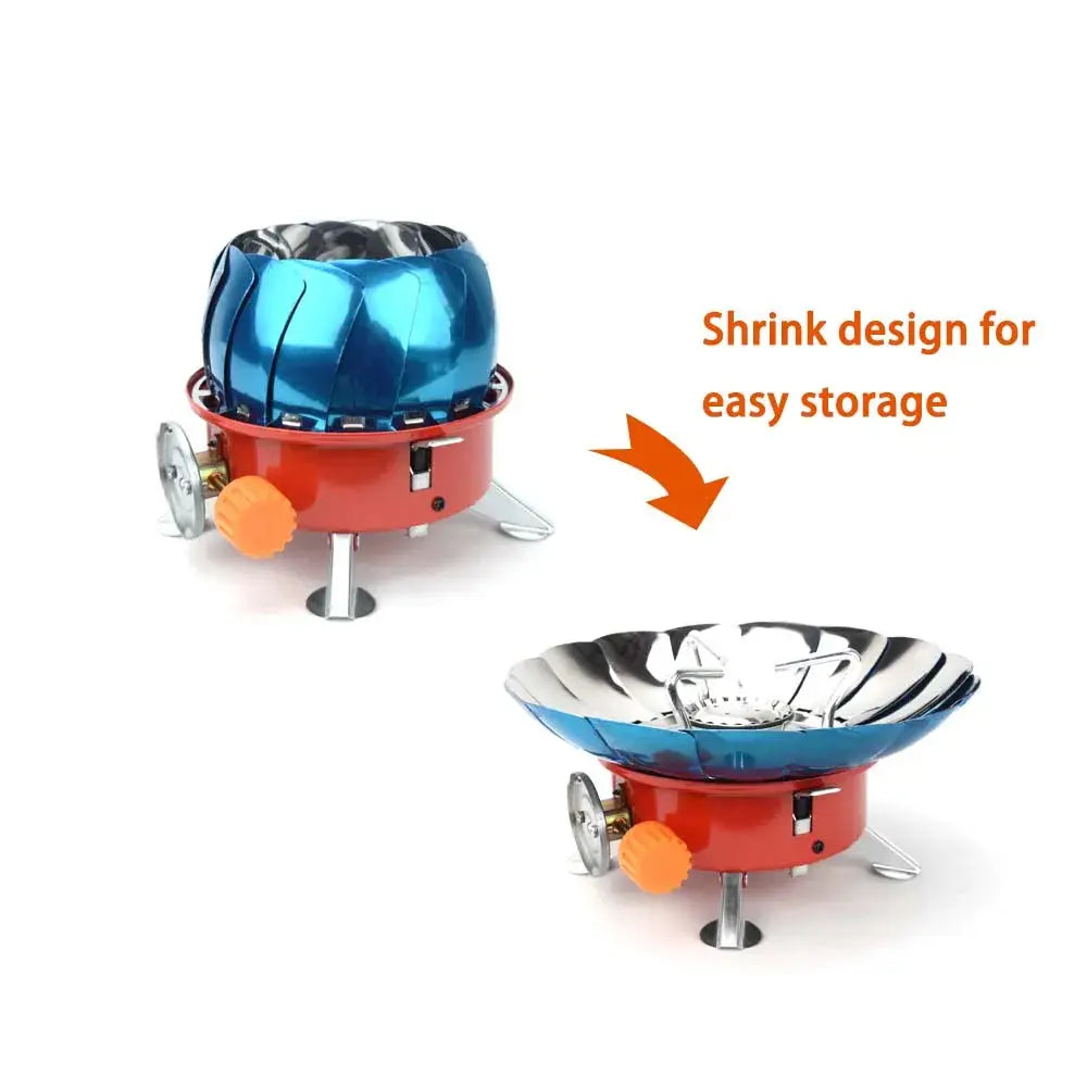 2800W Windproof  Portable Outdoor Stove Camping Gas Stove  Picnic Burner with Storage Bag For Hiking WardBoyzPROShop