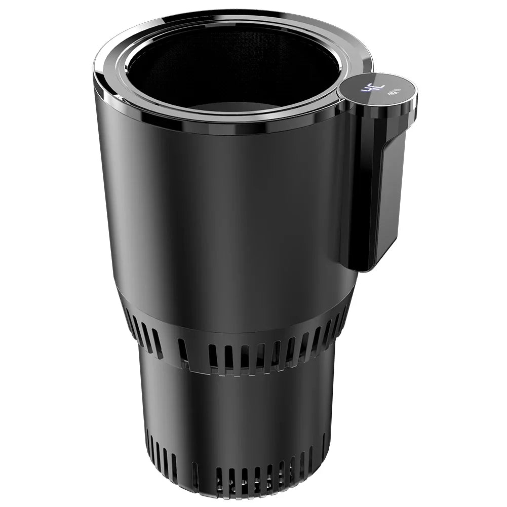 Smart 2 In 1 12V Car Cup Cooler Warmer with Temperature Display Mini Auto Refrigerator Drinks Cooling Heating Mug for Outdoor Tr WardBoyzPROShop