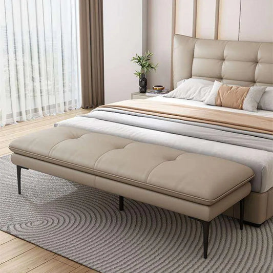 Bedroom Bed End Stool Bench Entry Nordic Upholstered Stool Leather Piano Mueble Recibidor De Entrada Furniture Living Room
