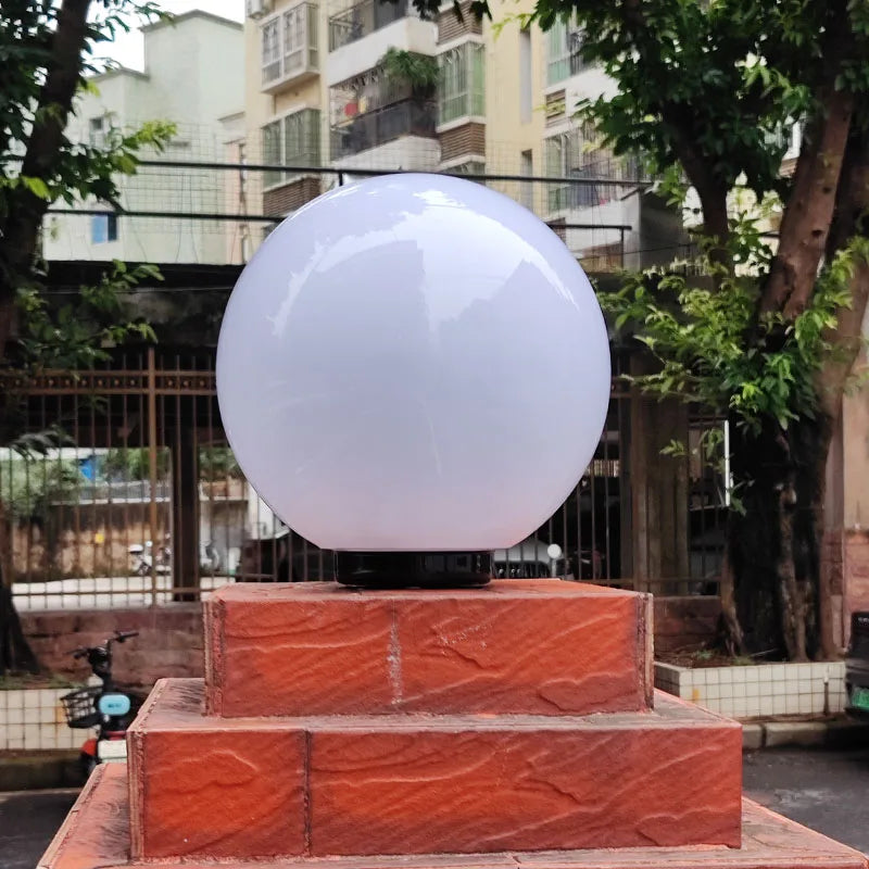 Fence Lampshade LED Bulbs Cover Post Light Outdoor for Yard Acrylic Lights Garden Supplies Fixtures outside