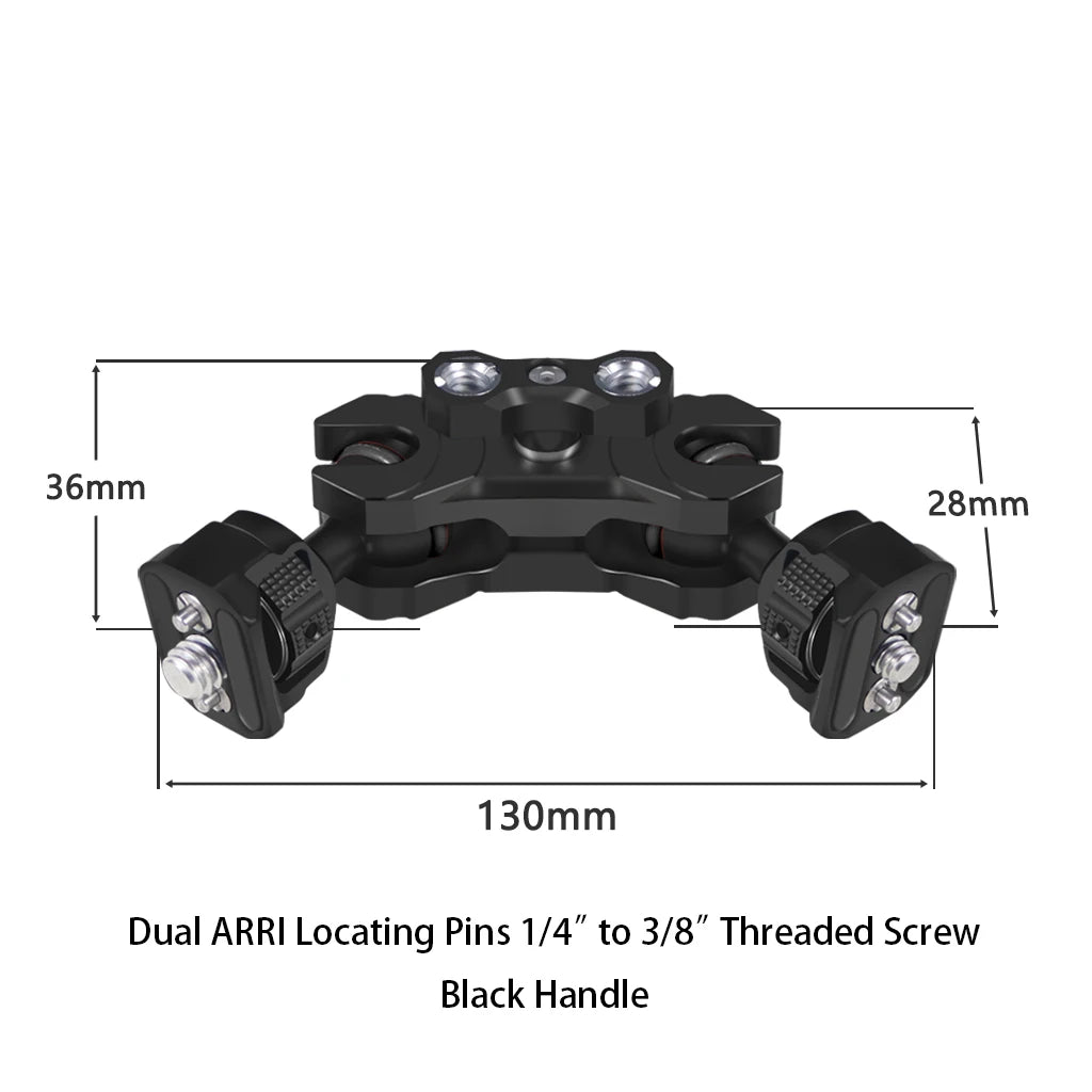 New Upgraded Universal Adjustable Double ballhead 1/4 to 3/8 Magic Arm Monitor Bracket DSLR Cameras Cage Accessories Support 5kg