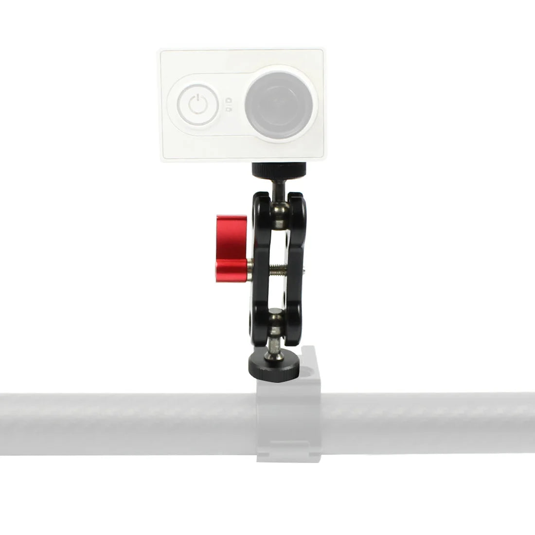 360° Ballhead Magic Arm Double Ball Head Adapter 1/4" Screw Monitor Mount for Gopro Insta360 Holder Lights Phone Stand Bracket