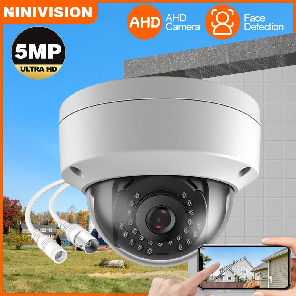 CCTV 8MP Security Analog Dome Camera Outdoor Explosion-Proof Face Detection AHD DVR Video Surveillance Camera BNC 4K XMEYE 5MP