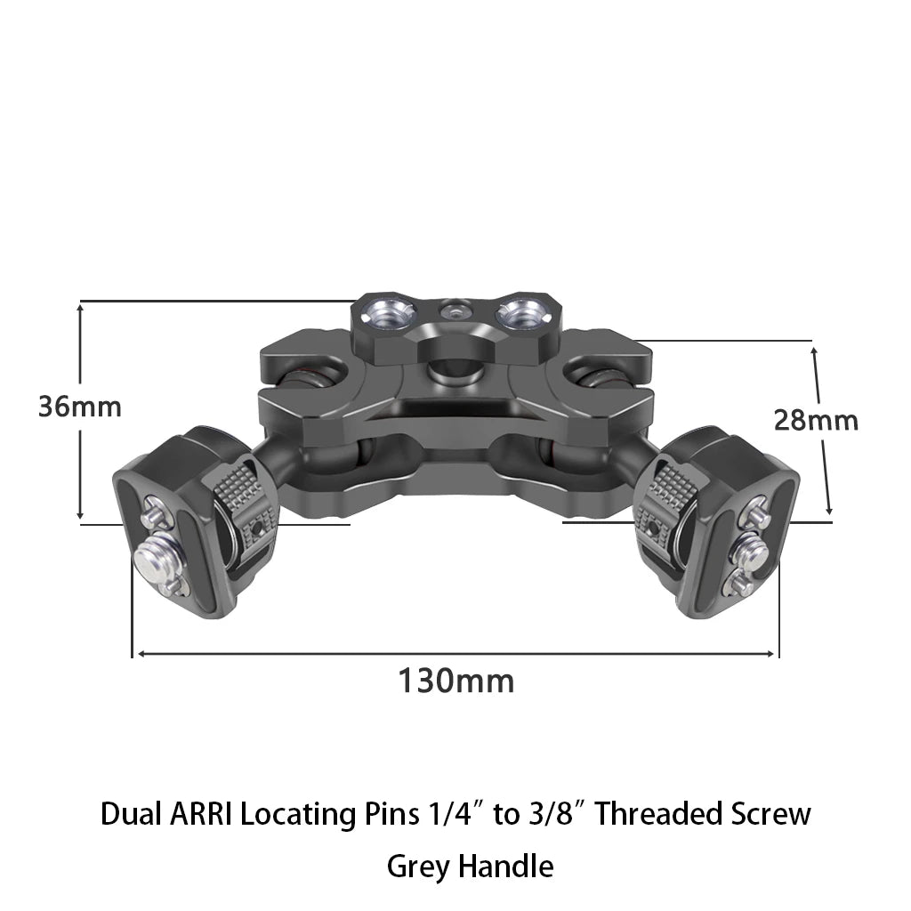 New Upgraded Universal Adjustable Double ballhead 1/4 to 3/8 Magic Arm Monitor Bracket DSLR Cameras Cage Accessories Support 5kg