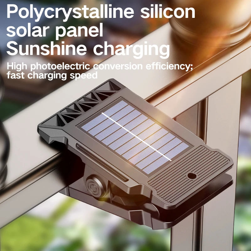 New upgraded intelligent sensing solar clip lamp outdoor courtyard lamp garden lighting solar wall lamp