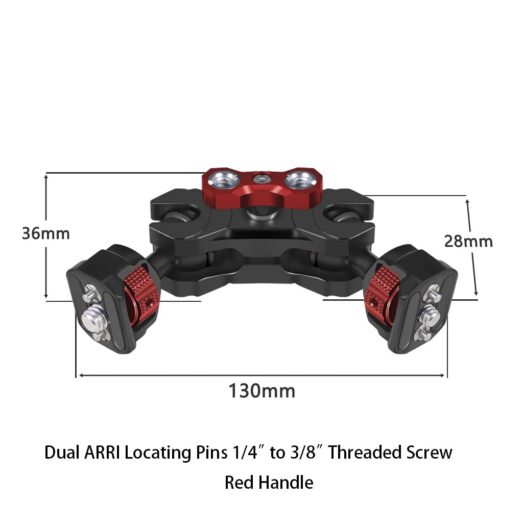 New Upgraded Universal Adjustable Double ballhead 1/4 to 3/8 Magic Arm Monitor Bracket DSLR Cameras Cage Accessories Support 5kg