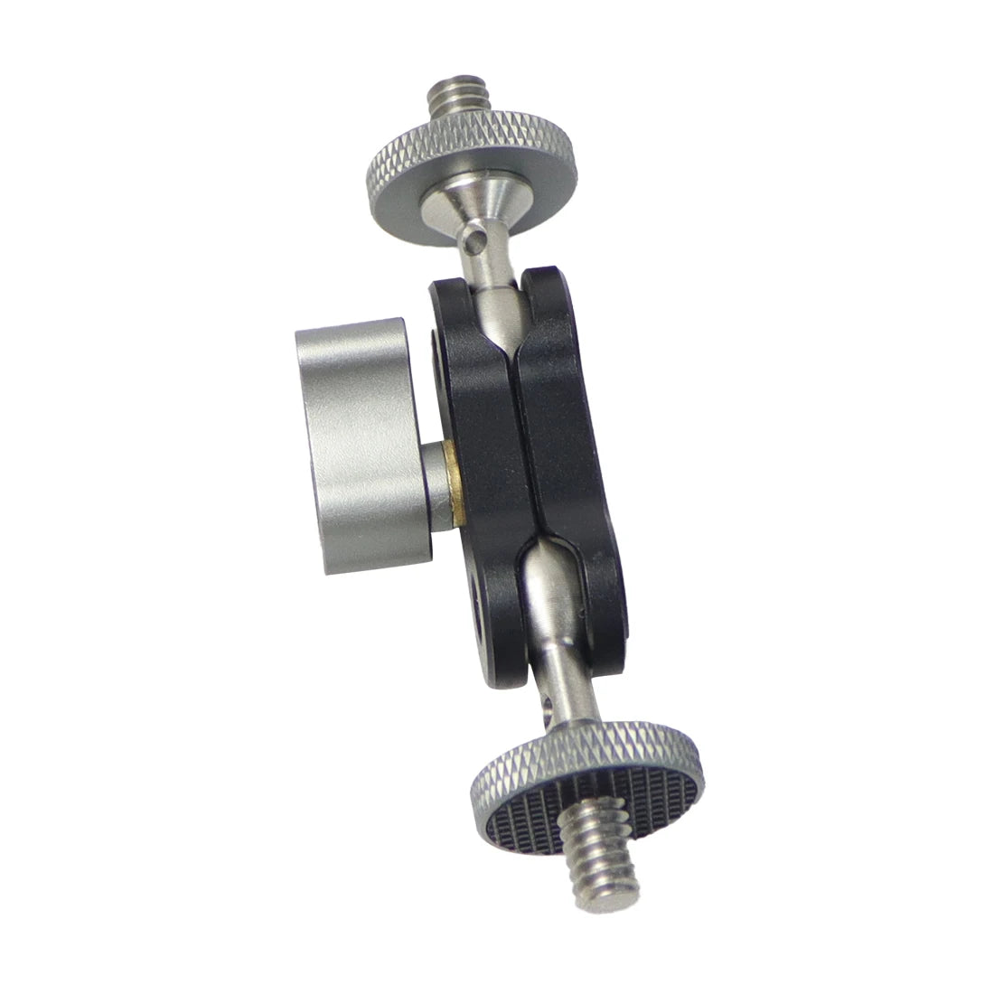 Dual Ball Head Magic Arm Swivel Mount Adapter with 1/4'' Screw for DJI OSMO360 for DSLR Camera Video Monitor Light Mic Bracket