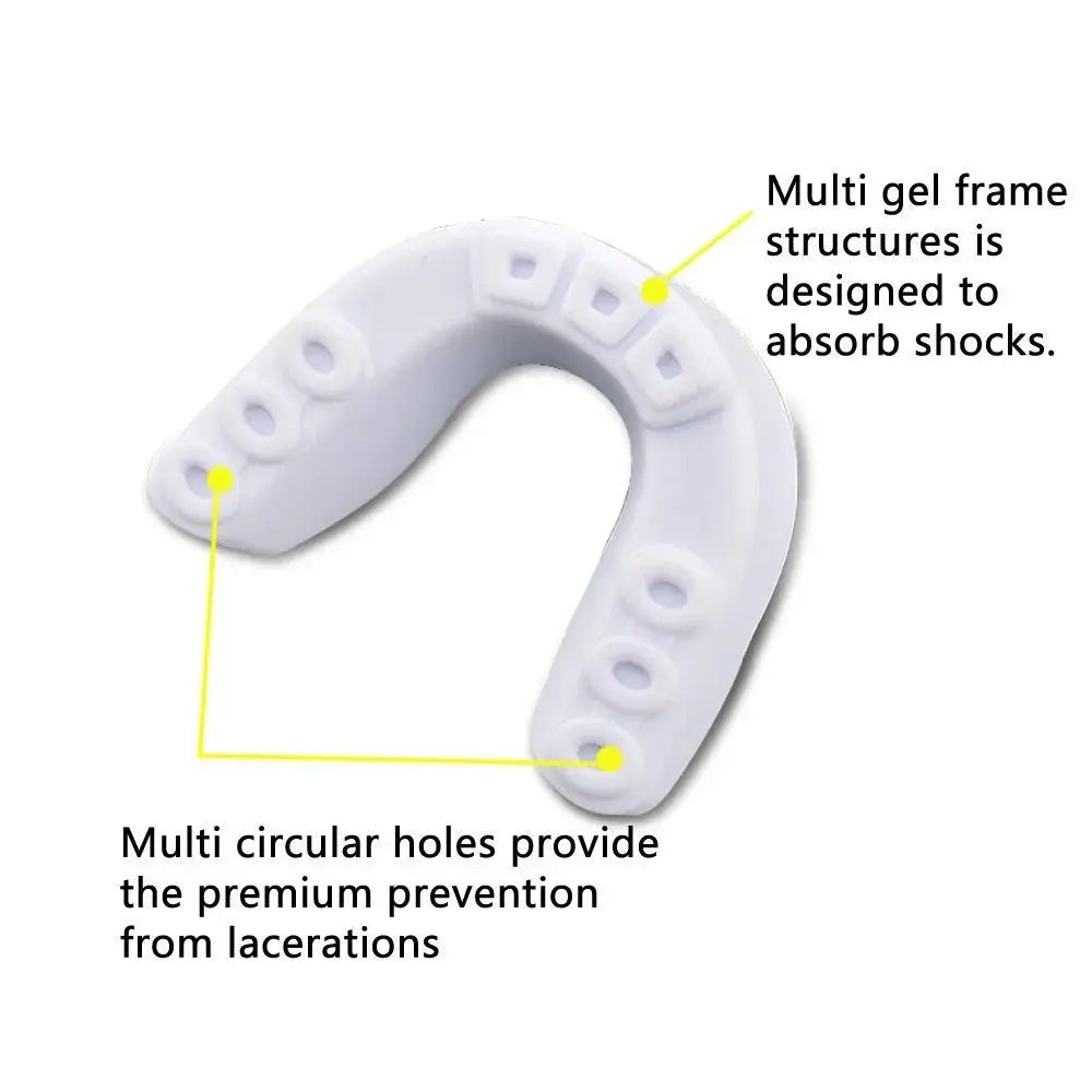 1PC Adult Mouthguard EVA Teeth Protector Mouth Guard Suitable for Boxing Sports Rugby Basketball Hockey Karate Muay Thai Safety WardBoyzPROShop