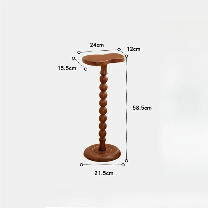 French Retro Luxury Sofa Side Table Living Room Simple Coffee Table Shelf Bedroom Storage Rack Home Decor Ornaments Accessories