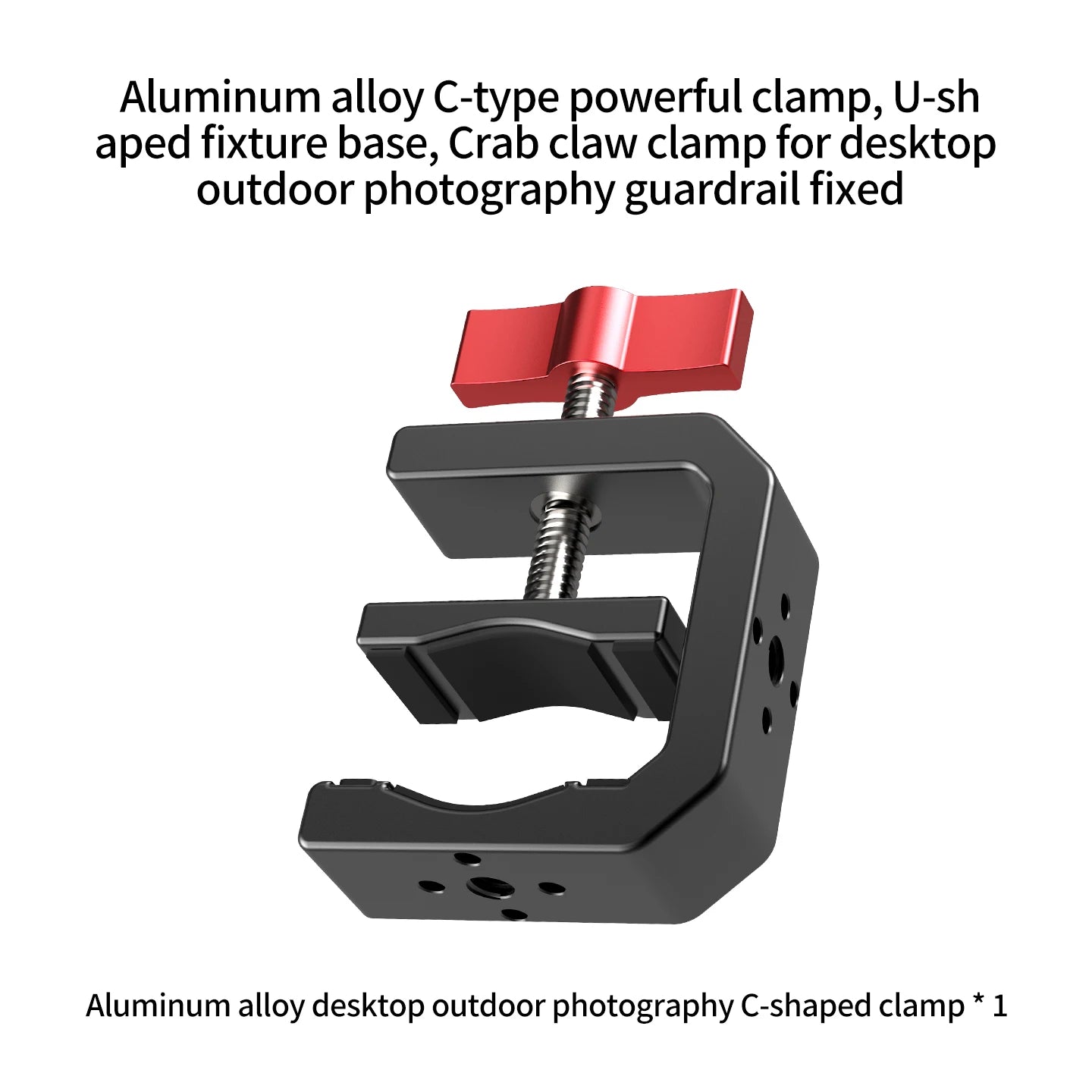 Super Clamp 1/4 ARRI Hole 17mm Ball Head for Gopro Hero 13 12 Insta360 for DJI Osmo Action DSLR Camera Desk Stand Accessories