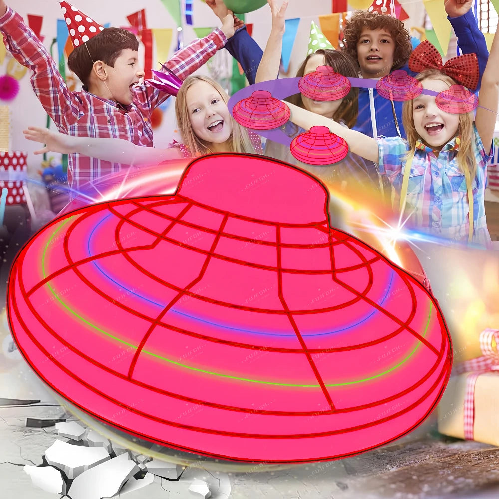 Flying Ball Luminous Mini Drone Light Magic Spinner Ball Induction Quadcopter Aircraft Drone Kids Toys Christmas Birthday Gifts