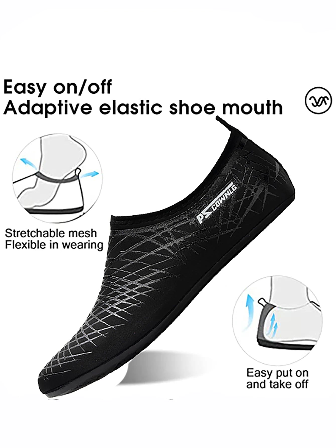 Diving Shoes Women Aqua Shoes Men Beach Swimming Water Sport Socks Barefoot Sneaker Fitness Dance Swim Surfing Snorkeling Shoe