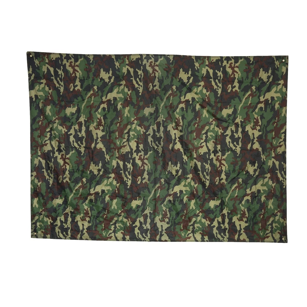 Camouflage Shelter Tourist Awning Canopy Tarp Tent Shade Ultralight Garden Canopy Sunshade Outdoor Camping Hammock Waterproof