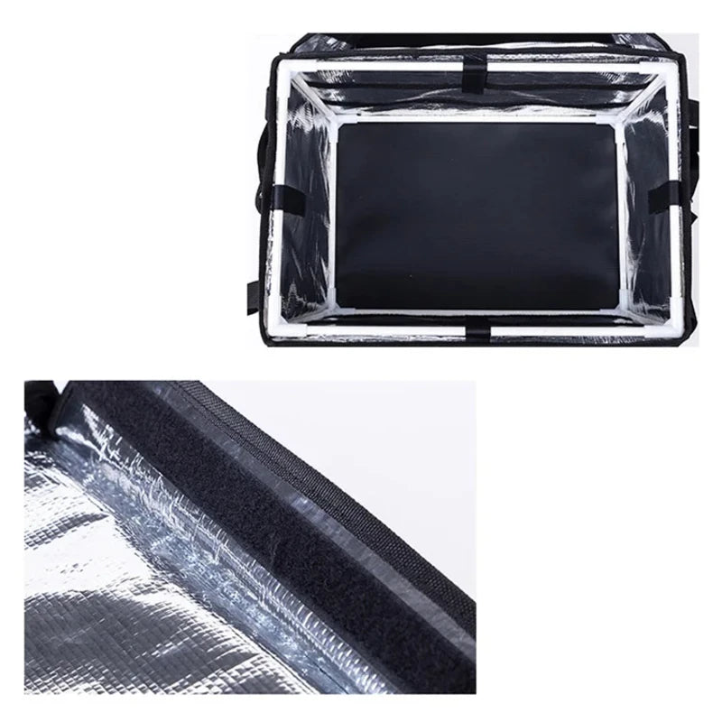 32L Extra Large Cooler Bag Car Ice Pack Insulated Thermal Lunch Pizza Fresh Food delivery Container Refrigerator WardBoyzPROShop
