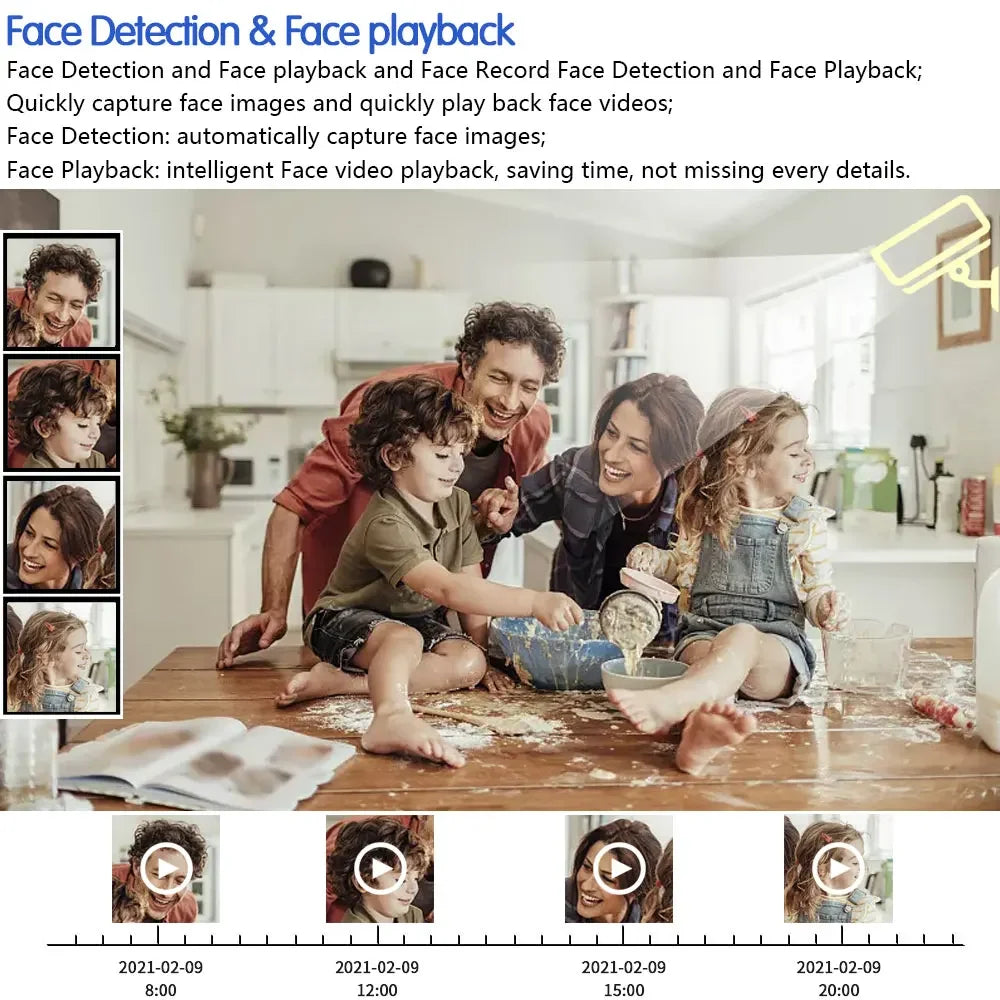 8MP XMEYE CCTV Analog Dome Camera 4K Indoor Home Color Night Vision 5MP Face Detection AHD Security Surveillance Camera BNC DVR