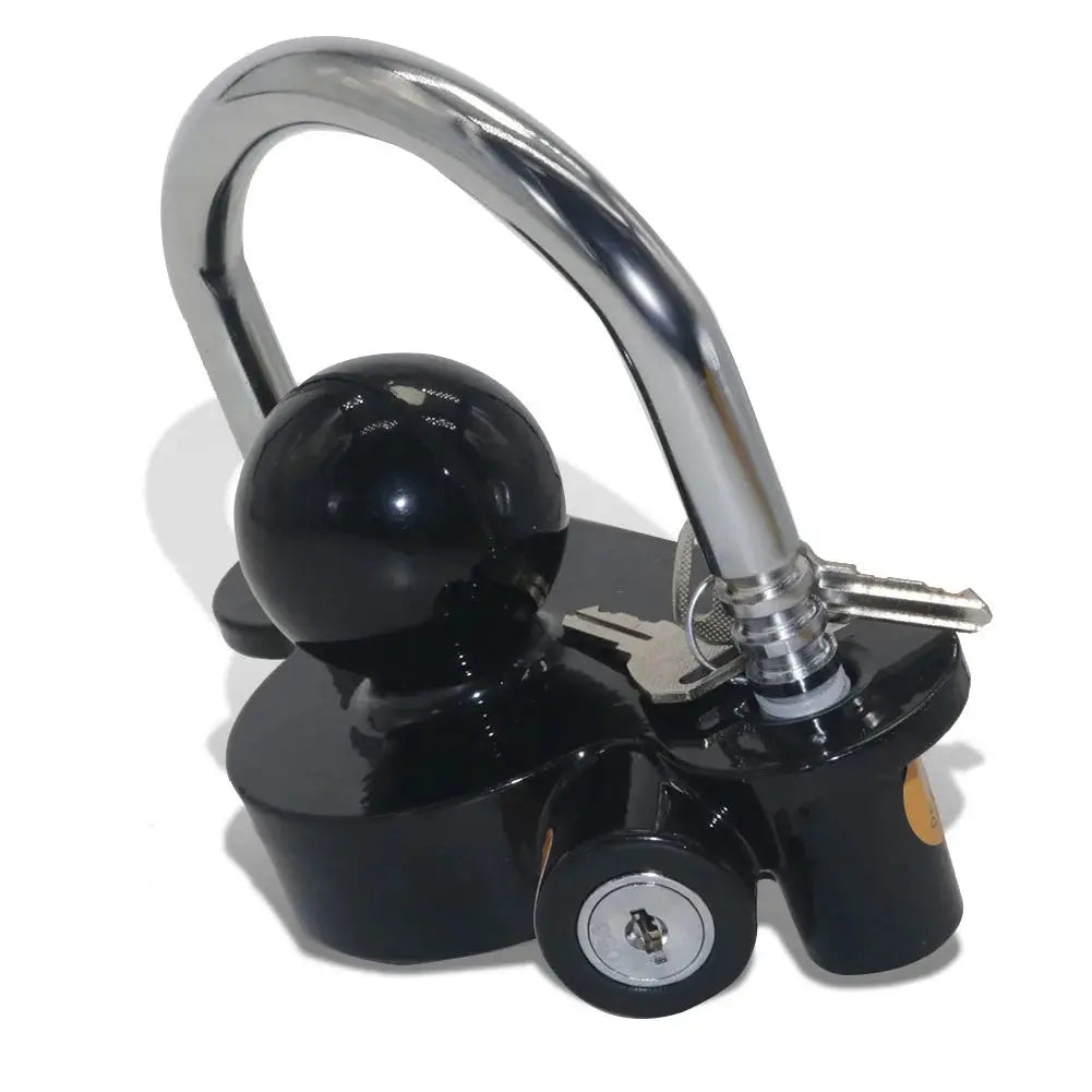 1 Pcs Universal Anti-Theft Lock Hitch Coupling Lock Trailer Parts Tow Ball Caravan Camping Anti Theft Trailer Accessories WardBoyzPROShop