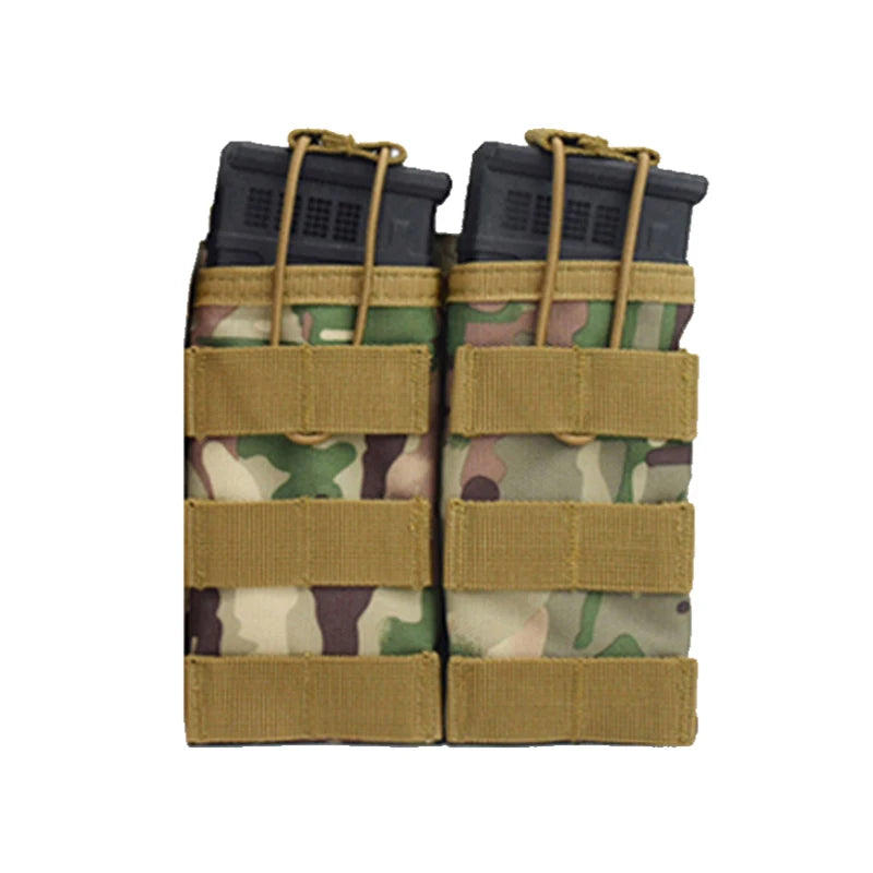 Open Top Single/Double/Triple Molle Magazine Pouch Tactical Pouch Paintball Airsoft Magazine Cartridge Bag Hunting Accessories