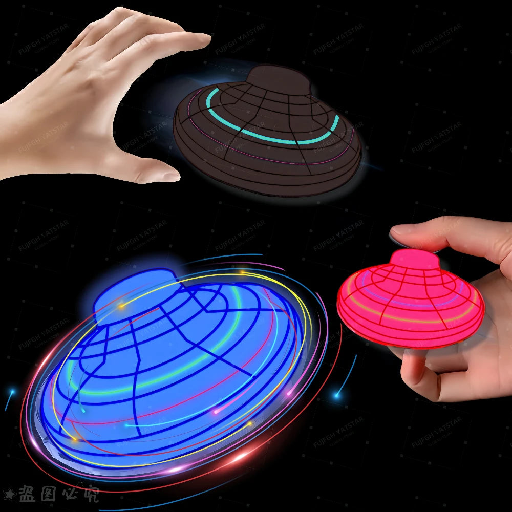 Flying Ball Luminous Mini Drone Light Magic Spinner Ball Induction Quadcopter Aircraft Drone Kids Toys Christmas Birthday Gifts