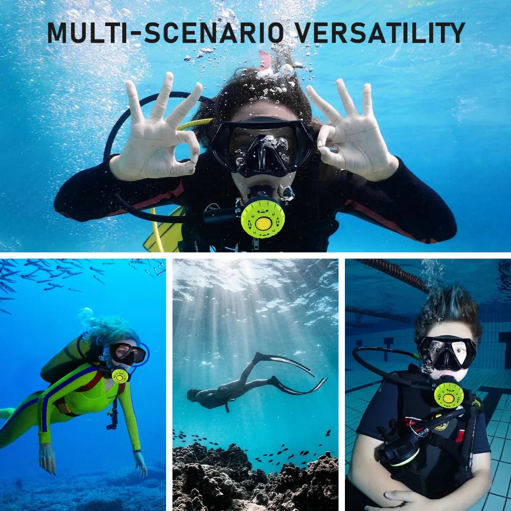 1L Mini Scuba Tank with Diving Mask Portable  15 Minutes Underwater Air Tank Breathing Gear for Scuba Diving DOT Certified