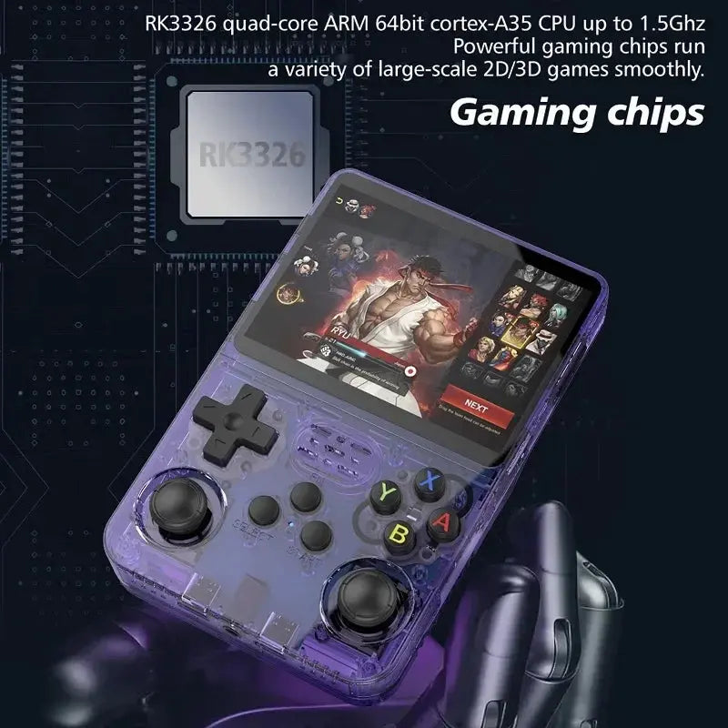 R36S Retro Handheld Video Game Console ARKOS System 3.5 Inch IPS Screen Classic Portable Pocket Video Player 128G Games Boy Gift WardBoyzPROShop